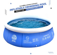 Load image into Gallery viewer, 10ft Inflatable Paddling Pool Outdoor Fast Set Garden Pool