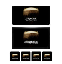 Load image into Gallery viewer, Personalised Home Bar Kit β’ Runner, Metal Sign, 4 Drinks Coasters Set