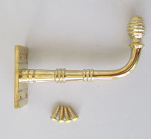 Load image into Gallery viewer, Solid Brass Coat Hook - Antique Style Robe Towel - 3 Sizes Available
