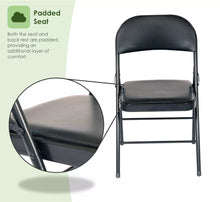 Load image into Gallery viewer, NEW! Padded Folding Metal Desk Office Chair Seat