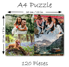 Load image into Gallery viewer, Personalised Jigsaw Puzzle β’ Your Photo β’ Custom Image Gift 80/120/300 pieces