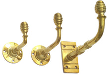 Load image into Gallery viewer, Solid Brass Coat Hook - Antique Style Robe Towel - 3 Sizes Available