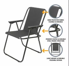 Load image into Gallery viewer, Folding Camping Deck Chair for Garden, Patio Beach etc