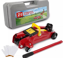 Load image into Gallery viewer, 2 Ton Tonne Hydraulic Trolley Floor Jack With Storage Case