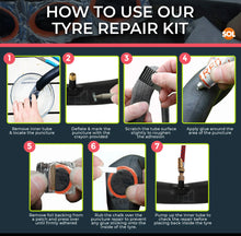 Load image into Gallery viewer, 2 x Bicycle Puncture Repair Kit 13 Piece Bike Cycle Inner Tube Glue Patch Chalk