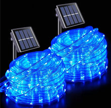 Load image into Gallery viewer, Solar Powered Rope LED String Lights Waterproof Outdoor Garden Patio