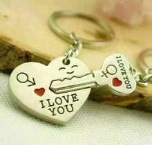 Load image into Gallery viewer, Heart Couple Keyrings Beautiful Gift For Him/Her๐