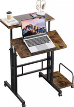 Load image into Gallery viewer, Standing / Sitting Desk Height Adjustable Workstation