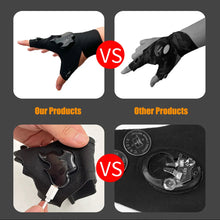 Load image into Gallery viewer, 2 x LED Flashlight Glow Gloves Finger Light Gloves Waterproof