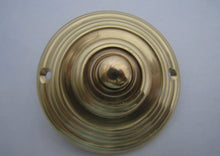 Load image into Gallery viewer, Solid Brass Door Bell Push Button Hard Wired Front Door