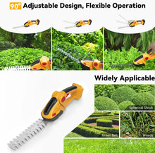 Load image into Gallery viewer, 21V Cordless Mini Hedge Trimmer 2in1 Grass Shear With 2 Batteries