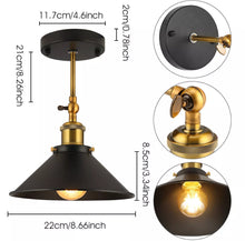 Load image into Gallery viewer, Modern Industrial Retro Rustic Light Lamp Fitting