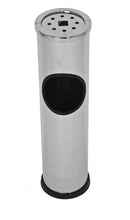 Load image into Gallery viewer, NEW Free Standing Ash Tray Rubbish Bin Stainless Steel