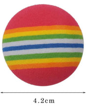 Load image into Gallery viewer, 12 x Practice Golf Balls  Rainbow Colour Soft EVA Foam Indoor Outdoor