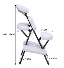Load image into Gallery viewer, Beauty Salon Massage Chair Adjustable Portable Foldable