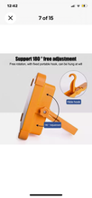 Load image into Gallery viewer, 2000W Rechargeable LED Work Light Solar Portable Floodlight
