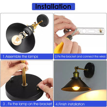 Load image into Gallery viewer, Modern Industrial Retro Rustic Light Lamp Fitting