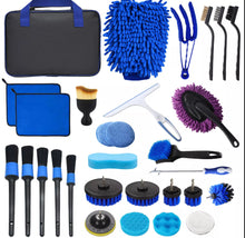Load image into Gallery viewer, 30Pcs Car Cleaning Kit Auto Detailing Set