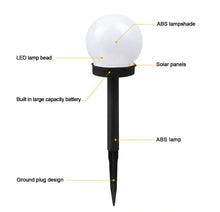Load image into Gallery viewer, 8 x Solar LED Lights Garden Globe Pathway Lamps