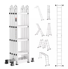 Load image into Gallery viewer, 4.7 Metre Multi-Purpose Folding 7 in 1 Ladder