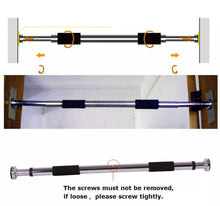 Load image into Gallery viewer, Doorway Pull Up Bar Chin Up Sit-Up Strength Body Workout Exercise Fitness Gym!