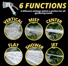 Load image into Gallery viewer, 6 Dial Metal Spray Gun Multi Pattern Water Sprayer