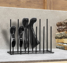 Load image into Gallery viewer, Welly Boot Rack 
Powder Coated Steel Indoor/Outdoor (Holds 6 Pairs)