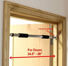 Load image into Gallery viewer, Doorway Pull Up Bar Chin Up Sit-Up Strength Body Workout Exercise Fitness Gym!