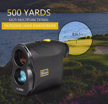 Load image into Gallery viewer, 500 Metre Golf Rangefinder Distance Meter Speed Tester
