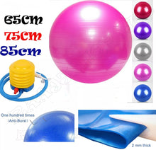 Load image into Gallery viewer, Yoga Gym Exercise Ball 65cm 75cm or 85cm