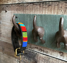 Load image into Gallery viewer, Dog Tail Wall Hooks Cast Iron & Slate