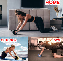 Load image into Gallery viewer, Abs Abdominal Exercise Wheel Gym Fitness Training Roller