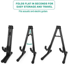 Load image into Gallery viewer, Universal Guitar Floor Stand Holder Fits Acoustic Electric & Bass