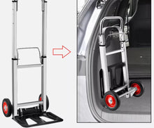 Load image into Gallery viewer, 100kg Folding Sack Truck Trolley Hand Cart