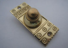 Load image into Gallery viewer, Solid Brass Door Bell Push Button Hard Wired Front Door