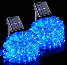 Load image into Gallery viewer, Solar Powered Rope LED String Lights Waterproof Outdoor Garden Patio