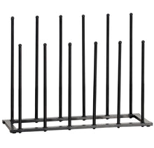 Load image into Gallery viewer, Welly Boot Rack 
Powder Coated Steel Indoor/Outdoor (Holds 6 Pairs)