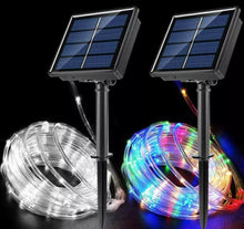 Load image into Gallery viewer, Solar Powered Rope LED String Lights Waterproof Outdoor Garden Patio