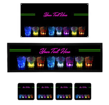 Load image into Gallery viewer, Personalised Home Bar Kit β’ Runner, Metal Sign, 4 Drinks Coasters Set