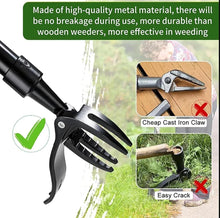 Load image into Gallery viewer, Weed Puller Steel Claw Weed Remover
