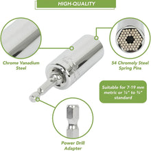 Load image into Gallery viewer, BLOSTM Universal Socket Wrench Set Spanner Bolt DIY Drill Tool 7 - 19mm