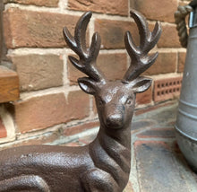 Load image into Gallery viewer, Rustic Vintage Style Cast Iron Stag Boot Scraper Brush Shoe Cleaner