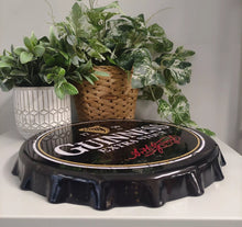 Load image into Gallery viewer, Home Bar Sign Guiness 28cm Retro/Vintage Tin Metal Bottle Top