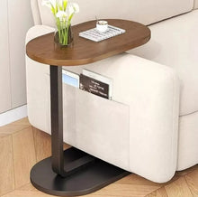 Load image into Gallery viewer, C Shaped Compact Sofa Side End Coffee Table