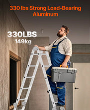 Load image into Gallery viewer, 4.7 Metre Multi-Purpose Folding 7 in 1 Ladder