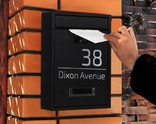 Load image into Gallery viewer, Personalised Letter Box Post Box Wall Mounted with Combination Lock
