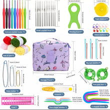 Load image into Gallery viewer, Beginner’s Crochet Kit Ergonomic Set • 109PCS
