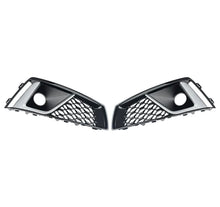 Load image into Gallery viewer, Front Bumper Fog Light Lamp Cover ACC Grille Grill For Audi A4 B9 S-LINE S4 2018-2020