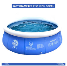 Load image into Gallery viewer, 10ft Inflatable Paddling Pool Outdoor Fast Set Garden Pool