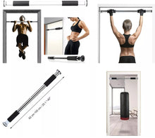 Load image into Gallery viewer, Doorway Pull Up Bar Chin Up Sit-Up Strength Body Workout Exercise Fitness Gym!
